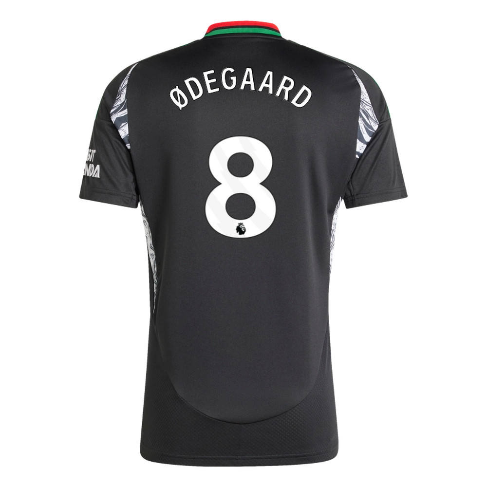ØDEGAARD #8 Arsenal 24/25 Stadium Men's Away Shirt - PL Font