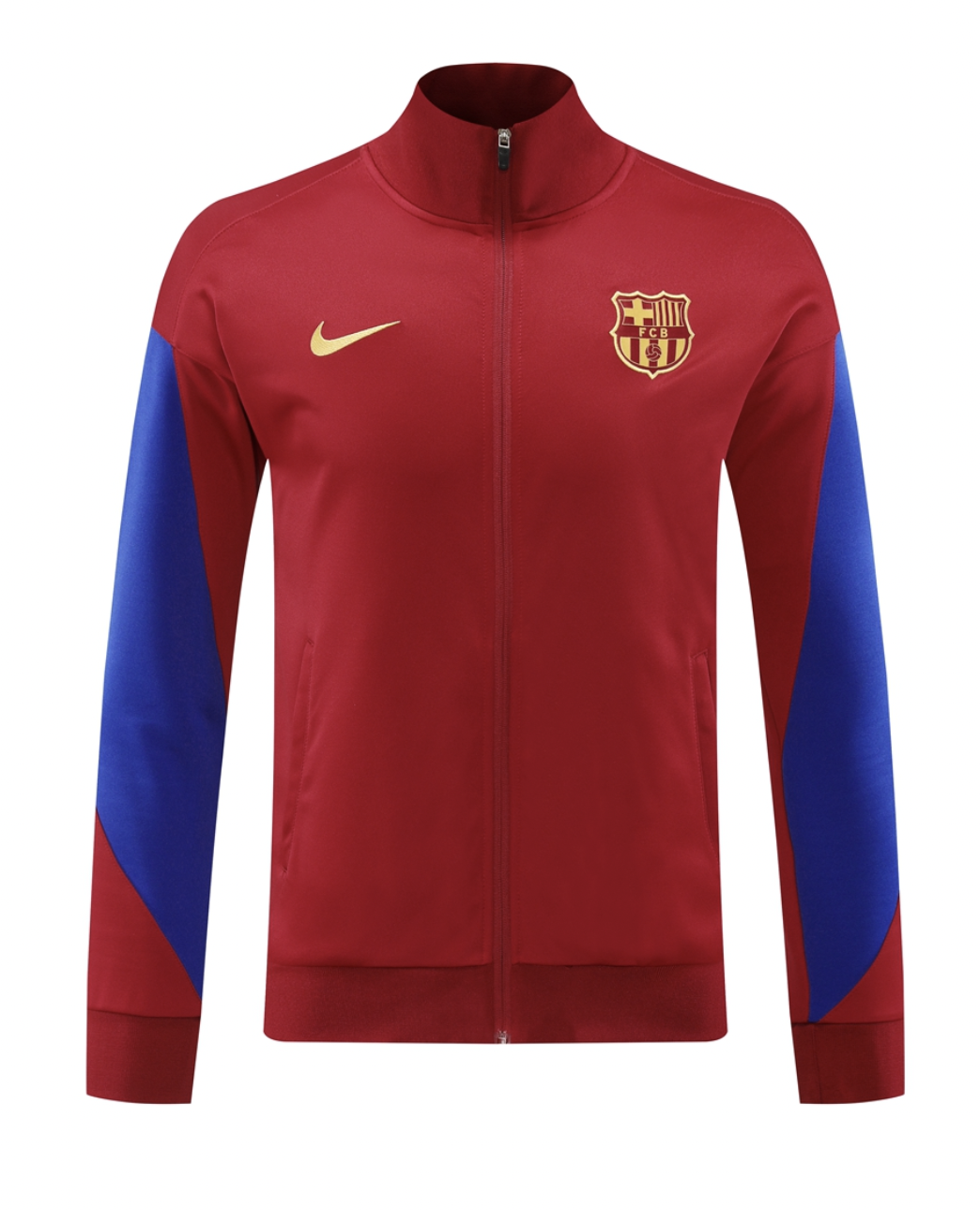 Barcelona 24/25 Men's Red Long Zip Jacket
