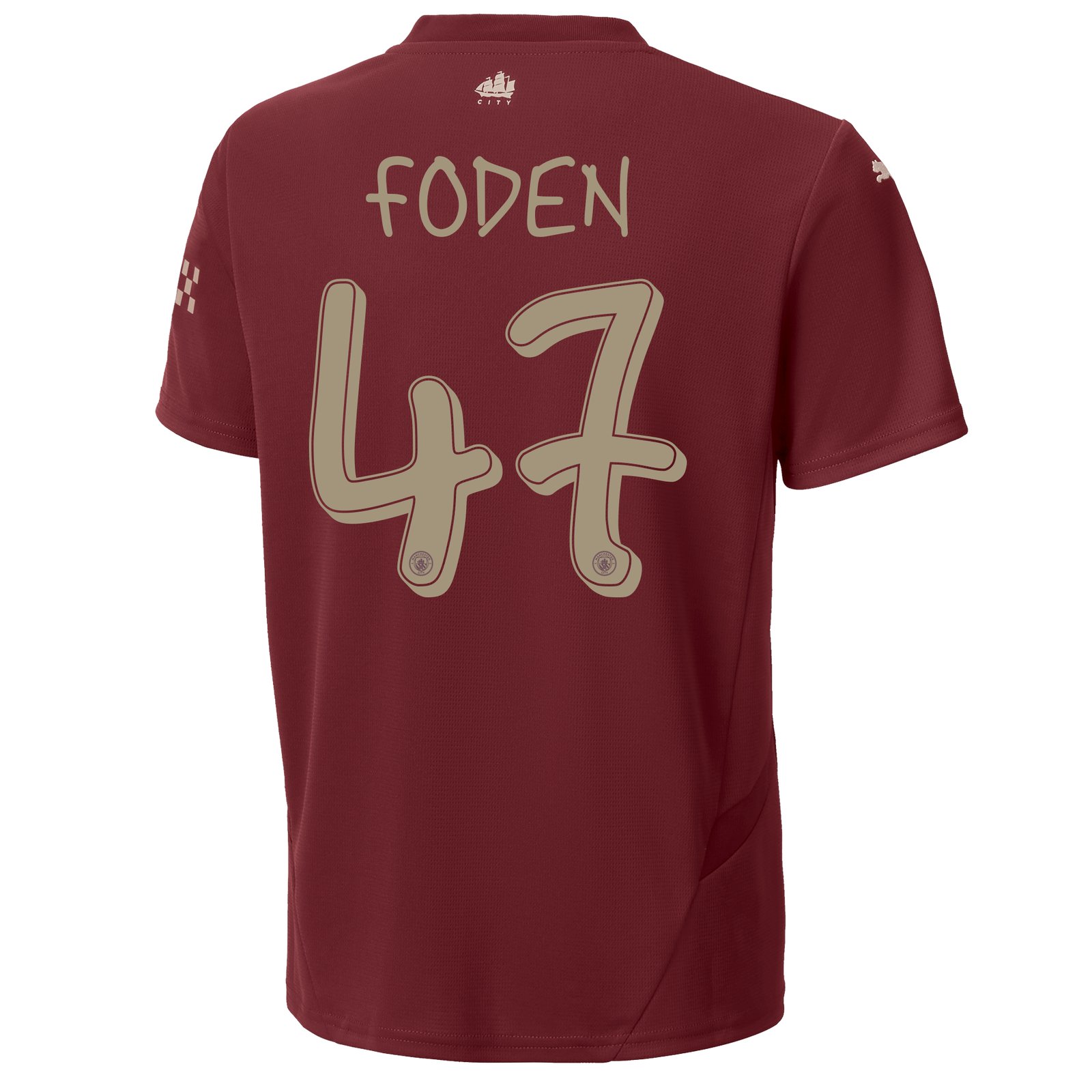 FODEN #47 Manchester City 24/25 Kid's Third Shirt and Shorts - Man City Font