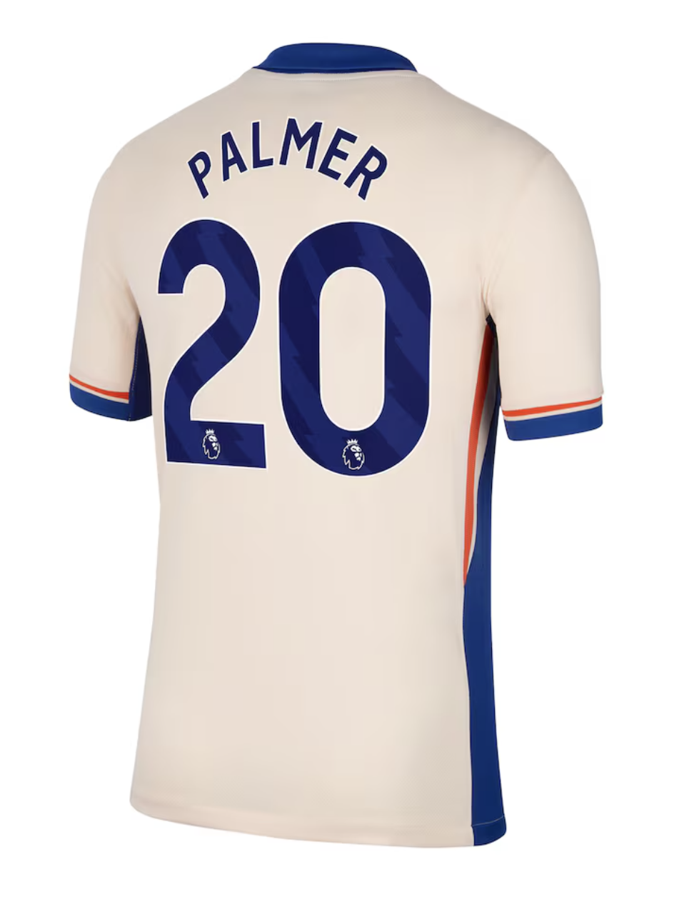 PALMER #20 Chelsea 24/25 Stadium Men's Away Shirt - PL Font