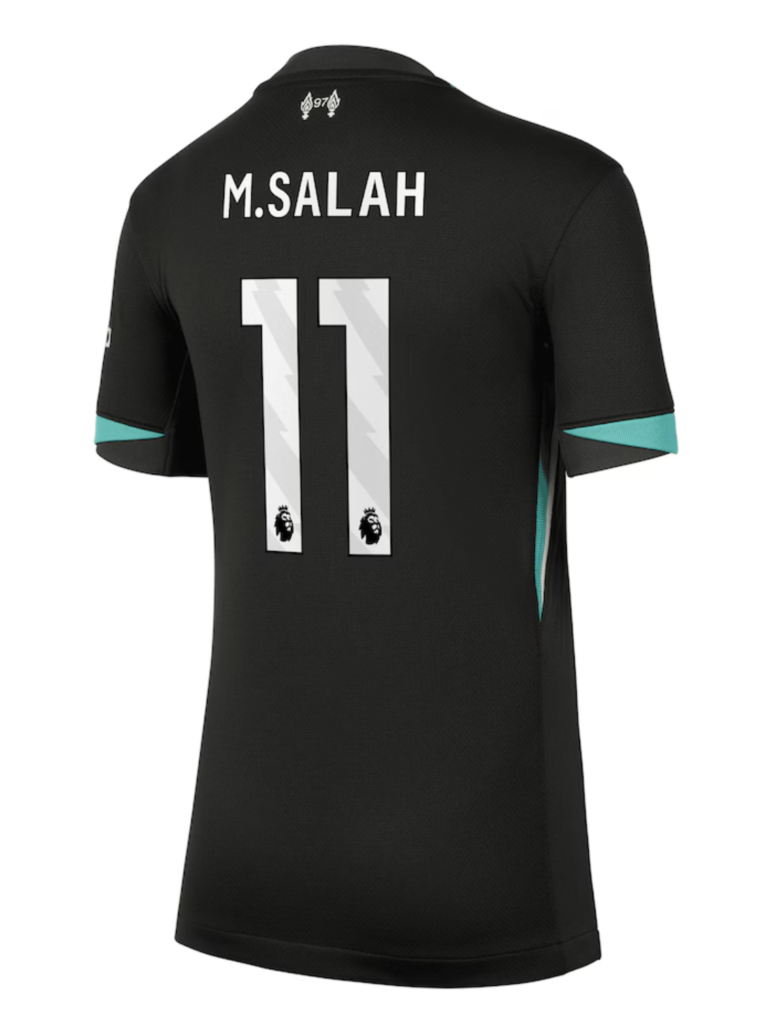 M.SALAH #11 Liverpool 24/25 Kid's Away Shirt and Shorts - PL Font