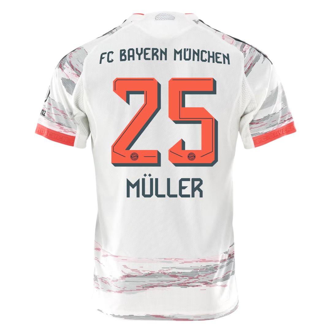 #25 MÜLLER Bayern Munich 25/26 Authentic Men's Away Shirt