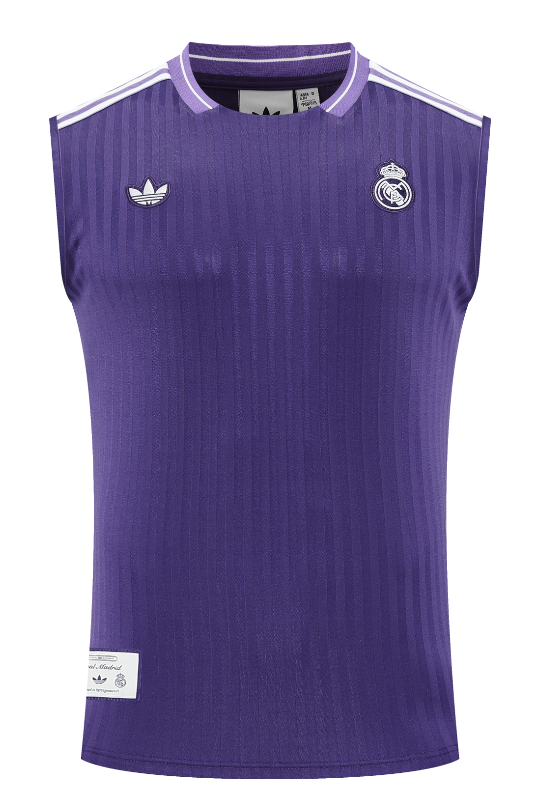 Real Madrid 25/26 Men's Purple Terrace Icon Tank Top
