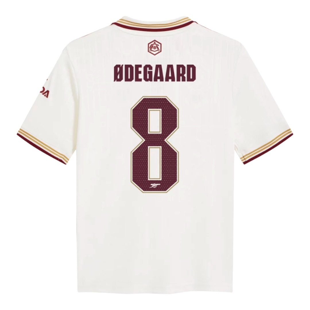 ØDEGAARD #8 Arsenal 25/26 Stadium Men's Third Shirt - Arsenal Font