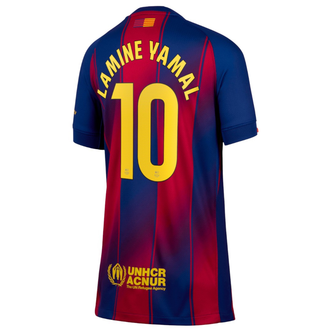 LAMINE YAMAL #10 Barcelona 25/26 Kid's Home Mini-Kit - La Liga Font