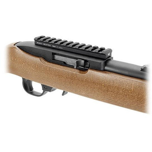 Midwest Industries Ruger 10/22 11-Slot Picatinny Rail Mount MI-1022SM-BLK