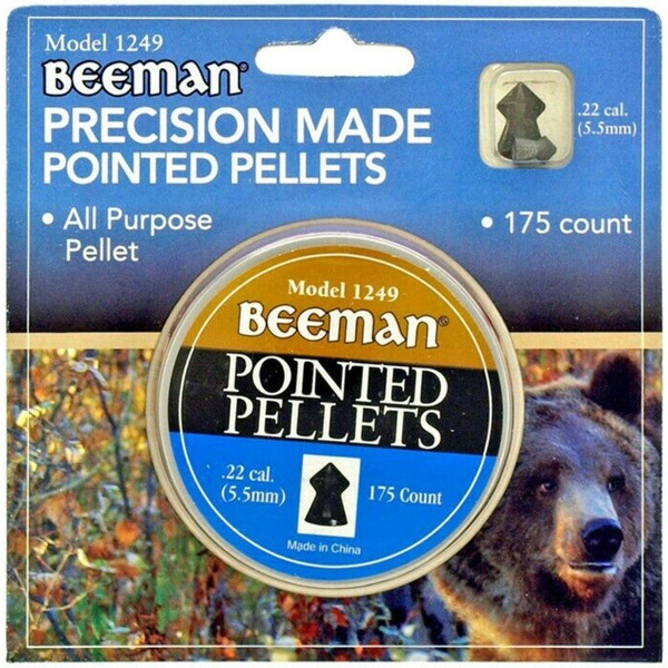 Beeman Sportsman Series .22 cal / 5.5mm Pointed Lead Pellets / 175 count