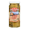 Santa Barbara Stuffed Olives - Jalapeno - Case Of 6 - 5 Oz.