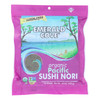 Emerald Cove Organic Pacific Sushi Nori - Toasted - Silver Grade - 50 Sheets - Case Of 4