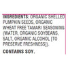 Woodstock Organic Tamari Pumpkin Seeds - Case Of 8 - 9 Oz