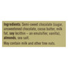 Ghirardelli Dark Bar Sea Salt Soiree Bars - Chocolate Intense - Case Of 12 - 3.5 Oz.