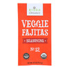 Riega Foods Seasoning - Organic - Veggie Fajitas - No. 12 - .9 Oz - Case Of 8