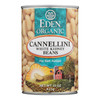 Eden Foods Organic Cannellini White Kidney Beans - Case Of 12 - 15 Oz.