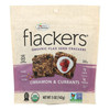 Doctor In The Kitchen - Organic Flax Seed Crackers - Cinnamon And Currants - Case Of 6 - 5 Oz.