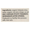 Divina - Organic Pitted Kalamata Olives - Organic - Case Of 6 - 6 Oz.