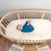Naturepedic Organic Cotton Stokke Sleepi Oval Baby Crib Mattress