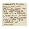 Celestial Seasonings - Herb Tea Cranberry Vanilla Wndld - Case Of 6-18 Bag