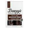 Deweys Bakery - Cookies Brownie Crisp - Case Of 6 - 9 Oz