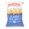 Boulder Canyon Kettle Cooked Potato Chips, Sea Salt  - Case Of 12 - 10.5 Oz