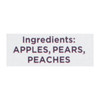Chum Fruit Bites - Fruit Bites Peach 4pk - Case Of 6-2.8 Oz