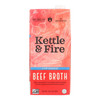 Kettle And Fire - Ckng Brth Beef Low Sodium - Case Of 6-32 Oz