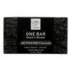 One With Nature - One Bar Actvt Charcoal - Case Of 3-3.5 Oz