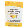 Wedderspoon - Loz Manuka Honey Lemon Ginger - Case Of 6-2.6 Oz