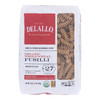 Delallo - Pasta Organic Fusilli Whole Wheat Number 27 - Case Of 8-16 Ounces