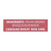 Delallo - Pasta Organic Fusilli Whole Wheat Number 27 - Case Of 8-16 Ounces