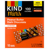 Kind - Bar Mini Dark Chocolate Peanut Butter - Case Of 8-10/.7 Oz