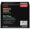 Gnc - Vitapak Mega Men 50 Plus - Case Of 3-30 Ct