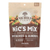 Nichols Farms - Pistachio Almond Mix Roasted Salted - Case Of 12-8 Ounce