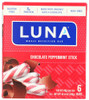 Luna Bar Choc Peppermint Stick - Case of 6 - 10.14 OZ