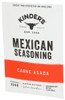 Kinders Seasoning Carne Asada - Case of 15 - 1.000 OZ