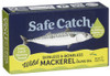 Safecatch Mackerel Oliveoil Boneles - Case of 12 - 4.000 OZ