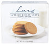 Lars Own Cookies Gngr Snaps Swede - Case of 12 - 10.50 OZ