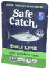 Safecatch Tuna Wild Elite Chili Lim - Case of 12 - 2.600 OZ
