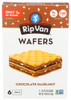 Rip Van Wafer Choc Hzlnt 6pc Box - Case of 6 - 4.680 OZ