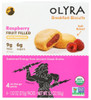 Olyra Biscuit Frt Rspberry Org - Case of 6 - 5.280 OZ