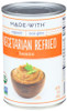 Made With Beans Refried Vgtrn Org - Case of 12 - 16.00 OZ