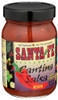 Santa Fe Restaurant Salsa Salsa Medium Cantin - Case of 6 - 16.00 OZ