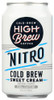 High Brew Coffee Rtd Nitro Swt Crm - Case of 12 - 10.00 FO