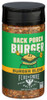 Fire And Smoke Rub Back Porch Burger - Case of 6 - 6.500 OZ