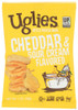 Uglies Chips Cheddar N Sour Crm - Case of 32 - 1.000 OZ