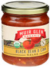 Muir Glen Salsa Medm Blkb Crn - 16.00 OZ