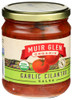 Muir Glen Salsa Medm Grlc C - Case of 6 - 16.00 OZ