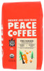 Peace Coffee Coffee Wb Drk Tree Huggr - Case of 4 - 20.00 OZ