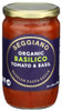 Seggiano Pasta Sauce Tomt Basl Org - Case of 6 - 24.00 OZ