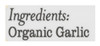 Watkins Garlic Minced Org - Case of 3 - 3.300 OZ