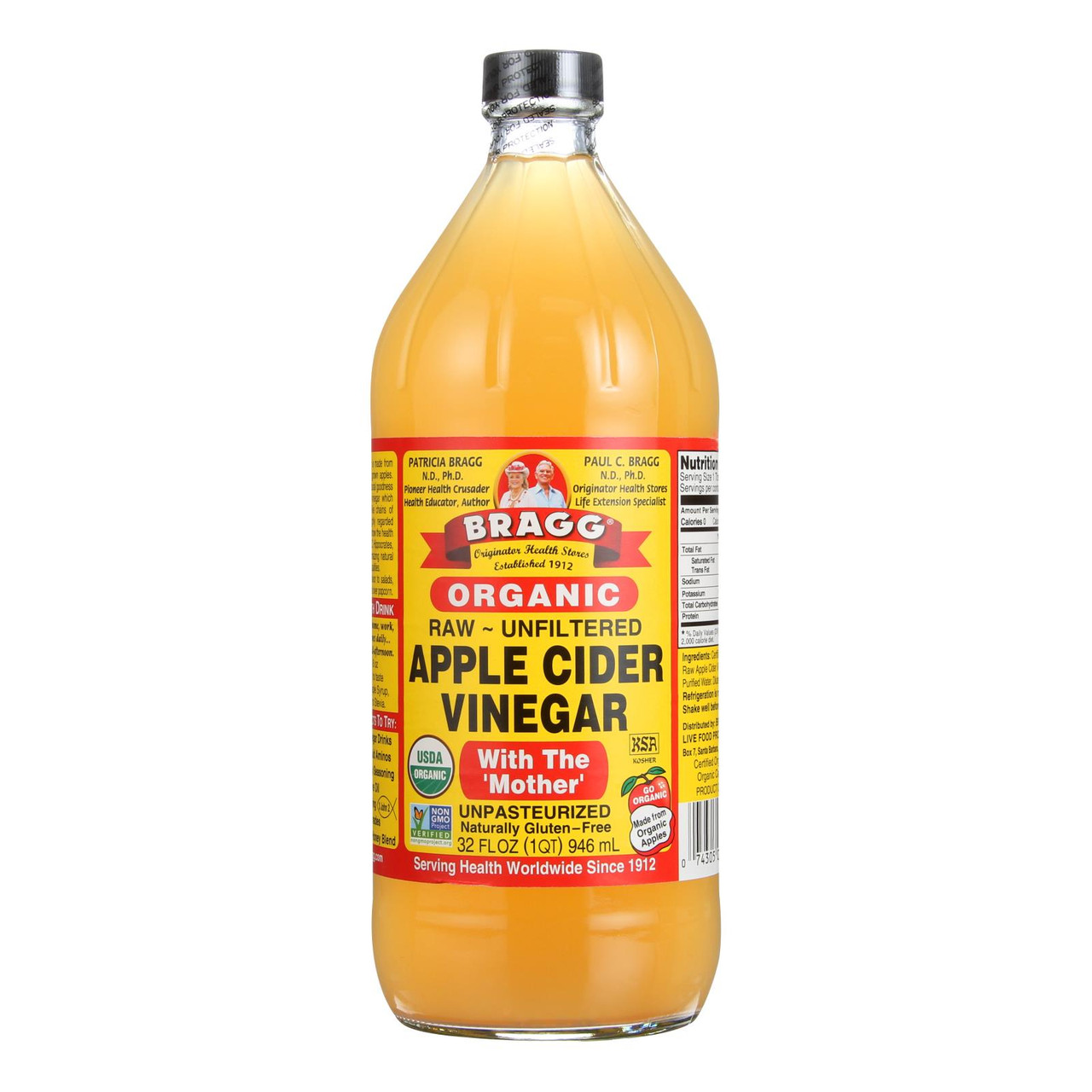 Bragg Organic Apple Cider Vinegar Miracle Cleanser Concentrate Case Of 12 32 Fl Oz